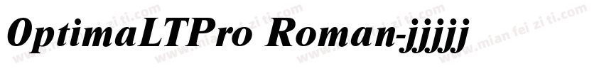 0ptimaLTPro Roman字体转换